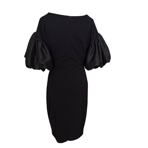Wanna Wear by Tina O Black Puff Sleeve Dress - Picture 5 of 6